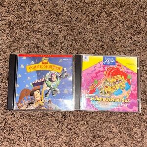 Interactive Story CD Game Toy Story and Magic School Bus CD Set